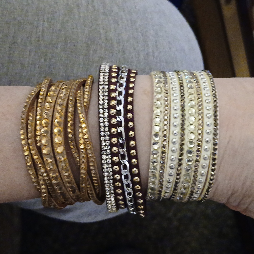 Paparazzi wrap bracelets (set of 3)